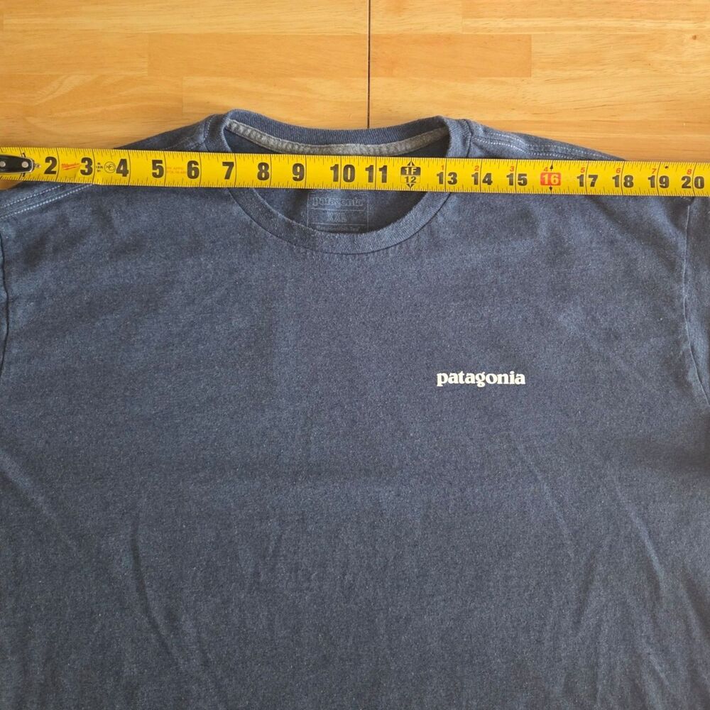 Patagonia Men's Responsibili-Tee Short Sleeve Navy Blue 2XL - Picture 7 of 8
